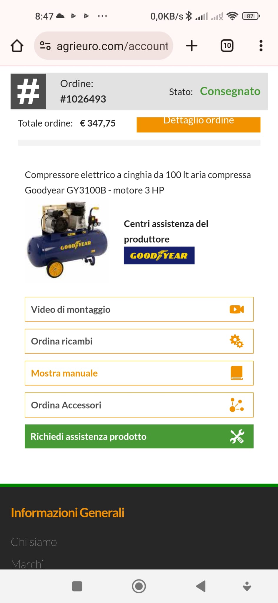 Lotto Tappetini Universali x10 Set